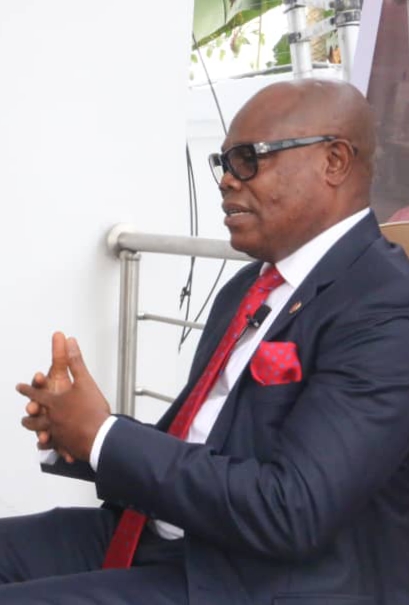 Mr. Akan Okon while addressing newsmen 